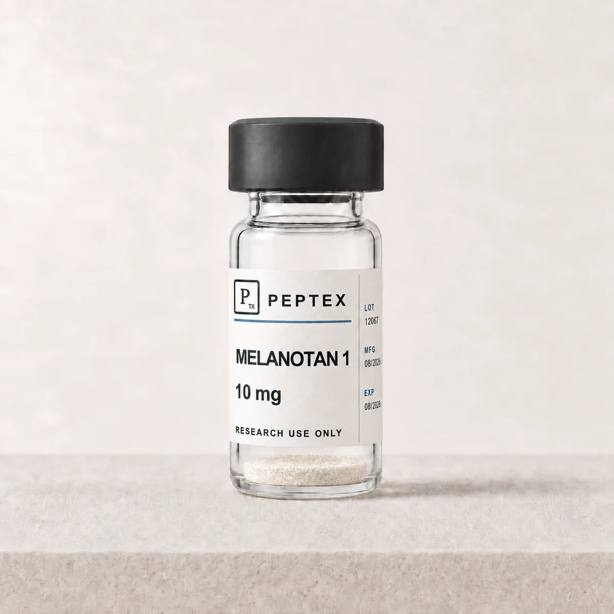 Melanotan 1 10 mg – frontale productfoto