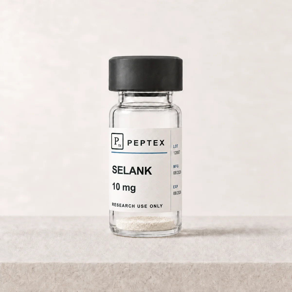 Selank 10 mg – frontale productfoto