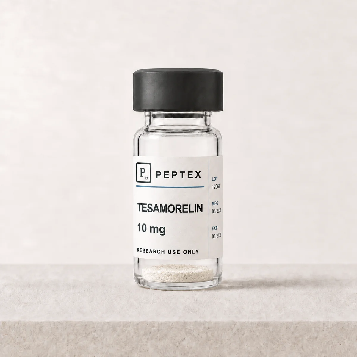 Tesamorelin 10 mg – frontale productfoto